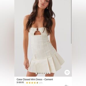 Case closed mini dress - PepperMayo